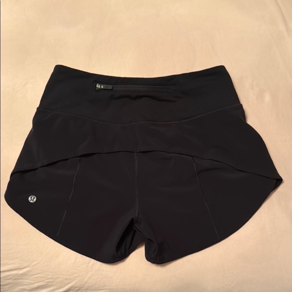 Lululemon Athletica Black Athletic Shorts with Breathable Fabric